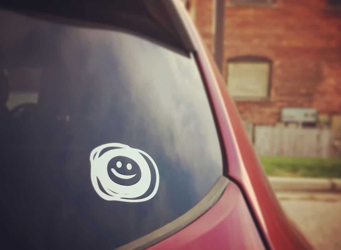 Revel culture revel sticker on car