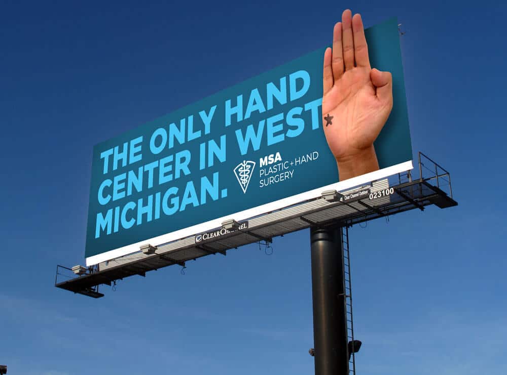 Muskegon Surgical Associates Hand Center Billboard