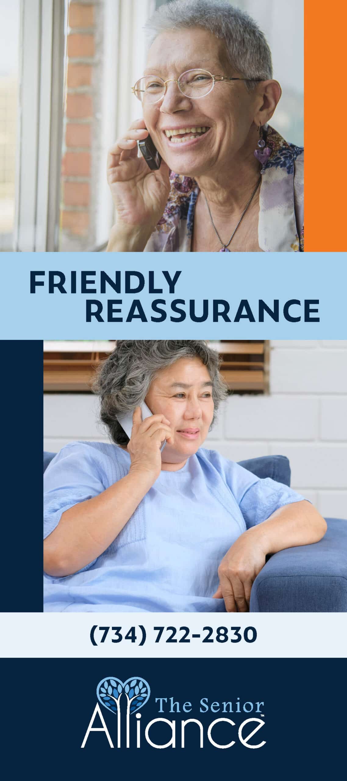 The Senior Alliance: Friendly Reassurance Rackcard